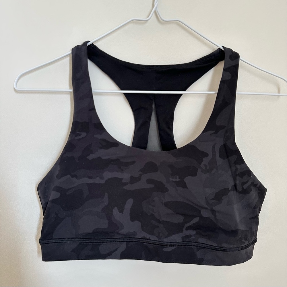 lululemon athletica Energy Bra in Incognito Camo Multi Grey